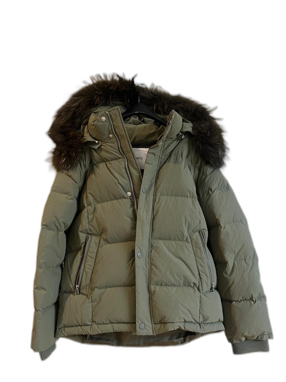 시에로 덕다운 라쿤퍼 패딩