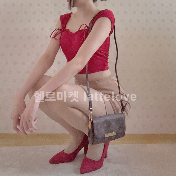 막.할) 펌프스 하이힐 240 Red (착샷O)