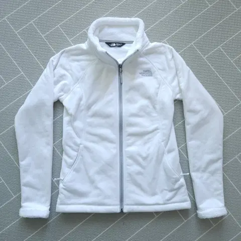 노스페이스 여성 플리스 자켓 화이트