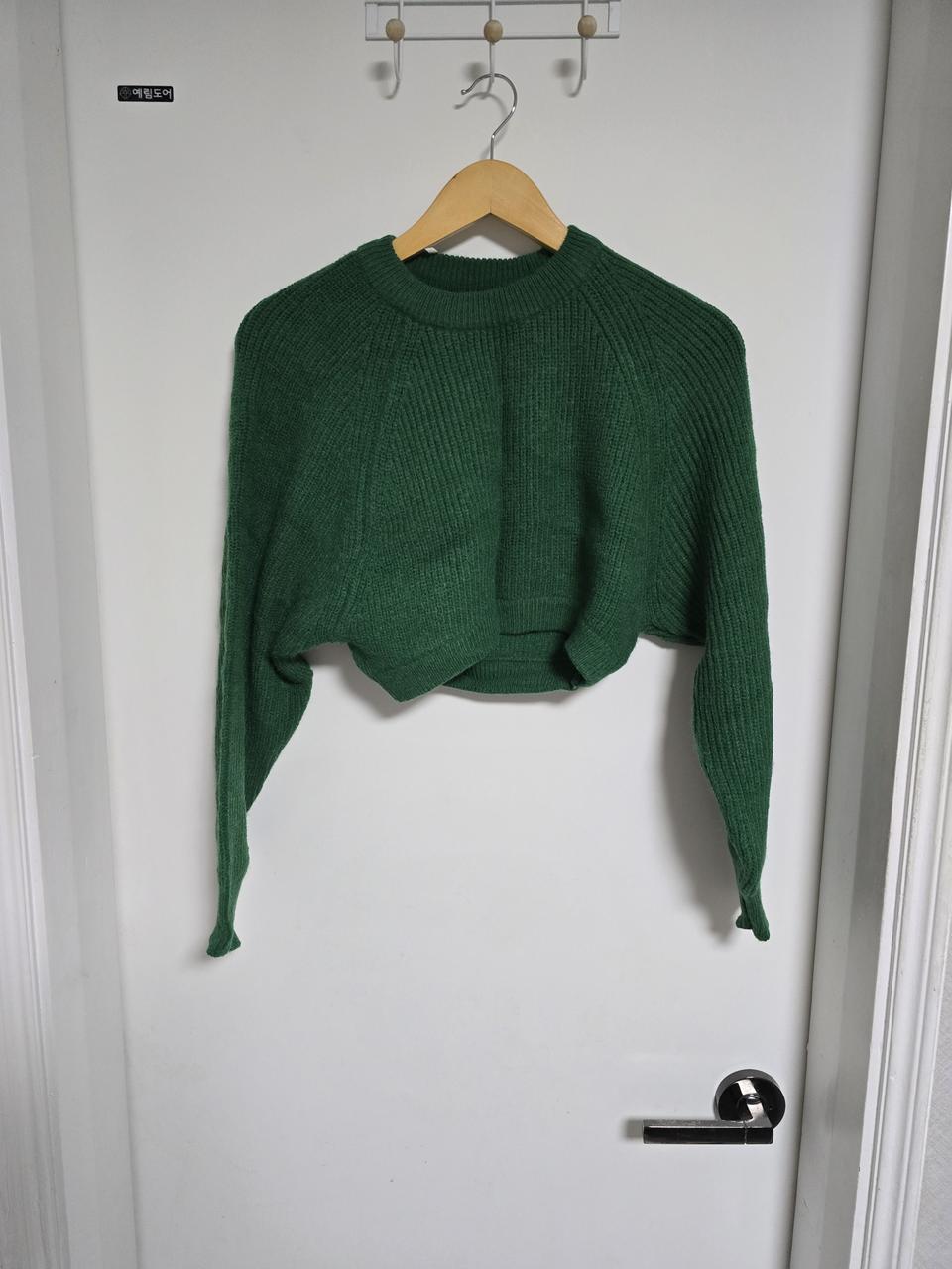 ✔하랑이랑✔여성크롭니트