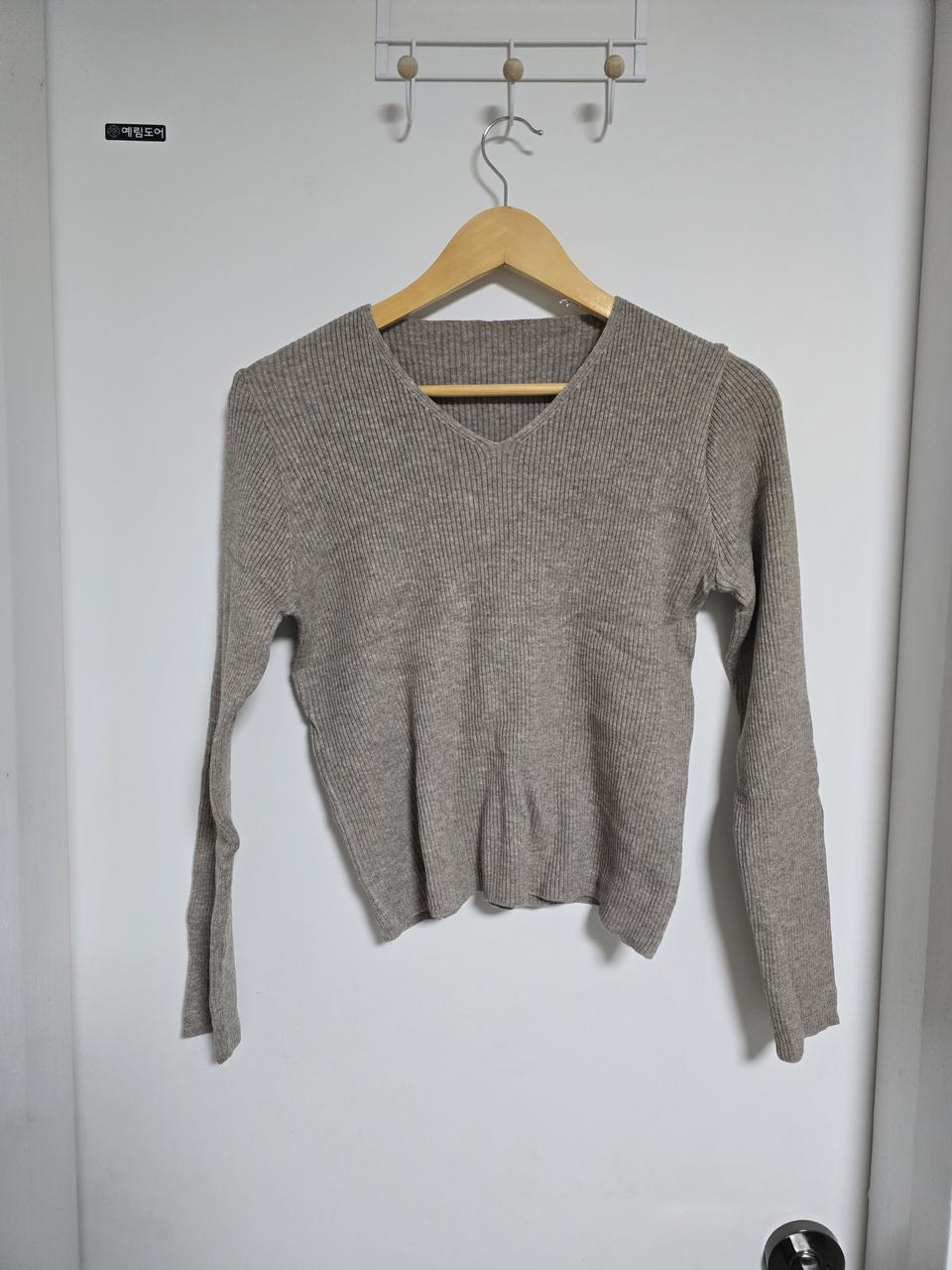 ✔하랑이랑✔여성 브이넥 니트
