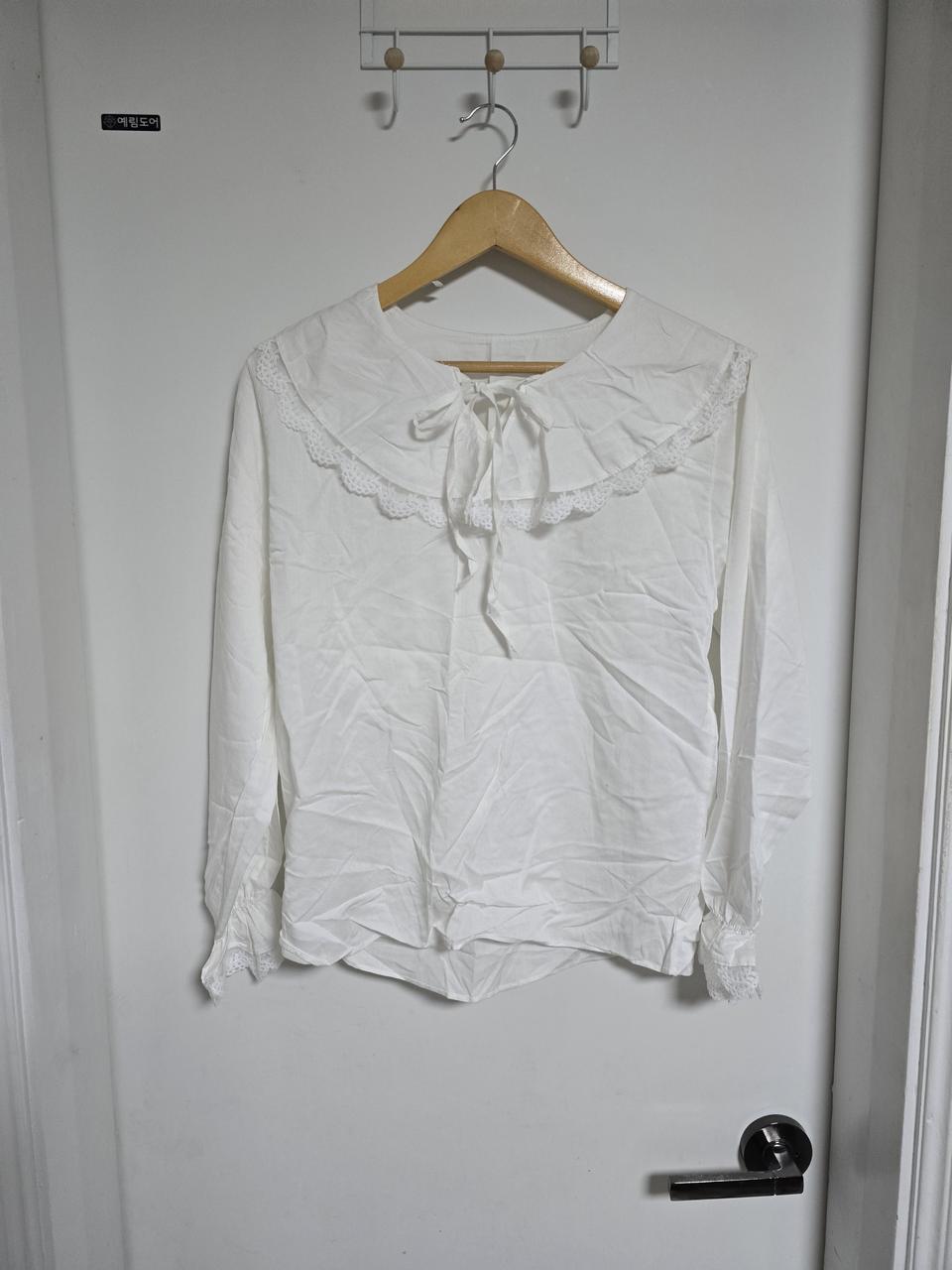 ✔하랑잉✔여성프릴리본블라우스 새상품