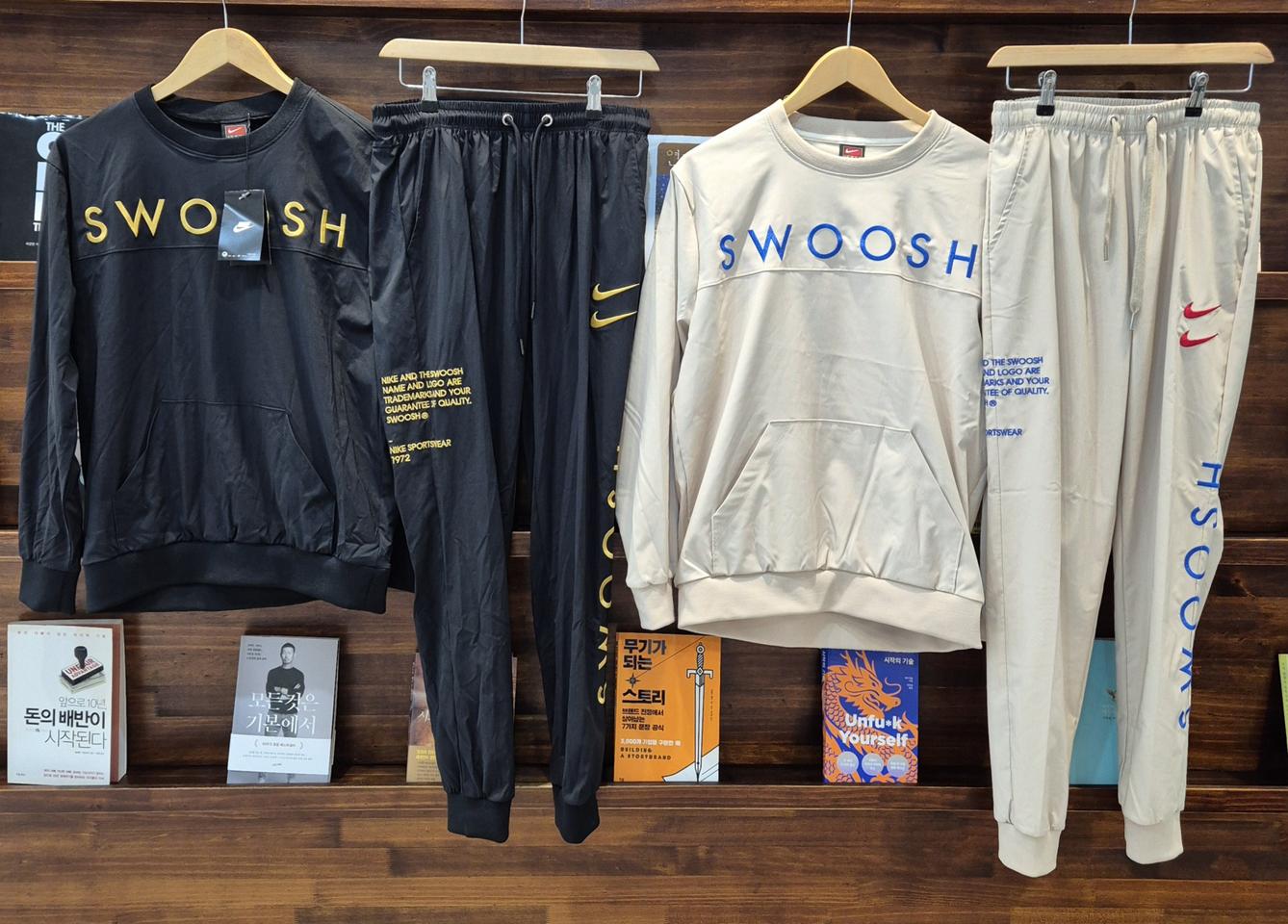 나이키 더블스우시 바람막이 (바스락) 조거세트새상품