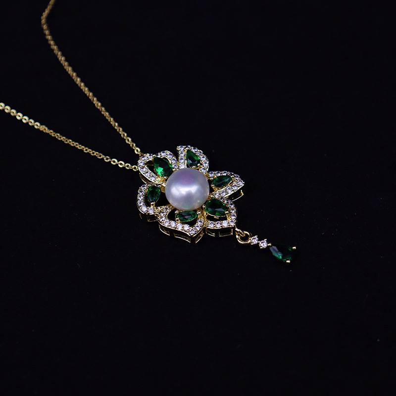 천연 담수진주 목걸이