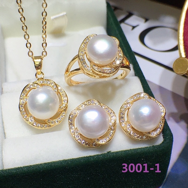 모음 6종 천연담수진주3종세트 진주귀걸이 목걸이 반지