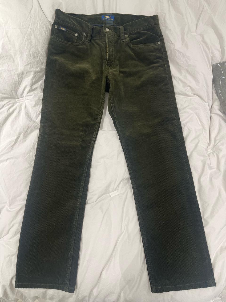 폴로랄프로렌 / 카키 코듀로이 골덴바지/ 32