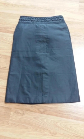 패딩 롱스커트 55(26), 미사용, 검정