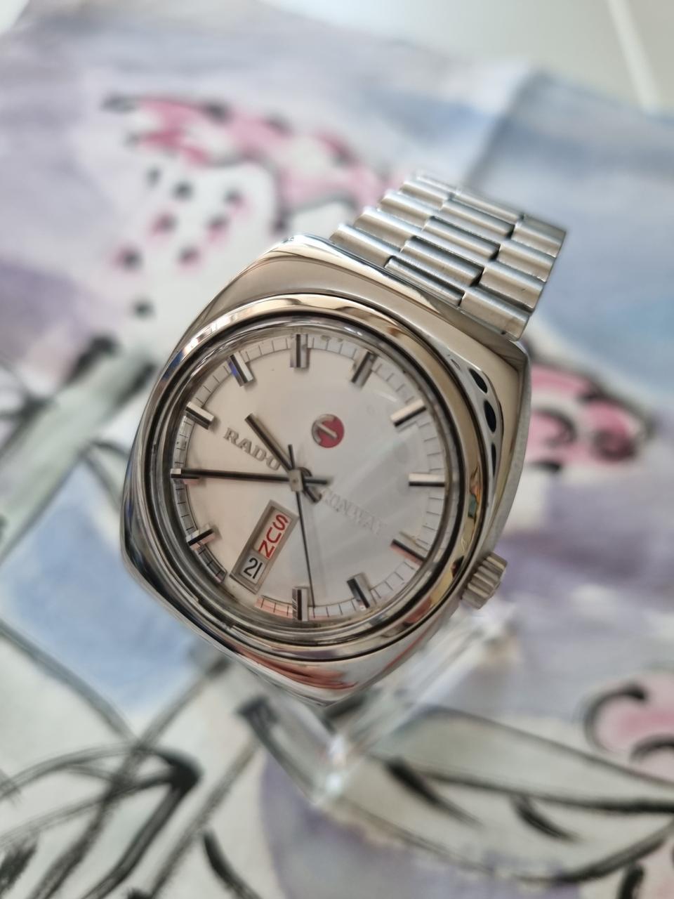 빈티지 라도 남성 자동메탈 시계/SWISS