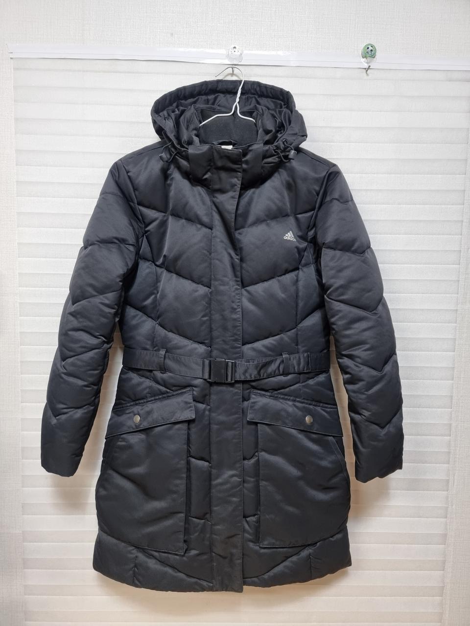 아디다스 다운 롱 패딩 자켓