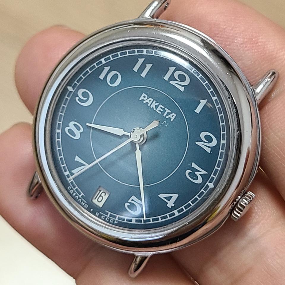 빈티지  소련제 라케타 RAKETA 수동 시계