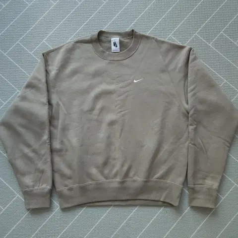 나이키 랩 NRG 카키 솔로스우시 기모 맨투맨 90