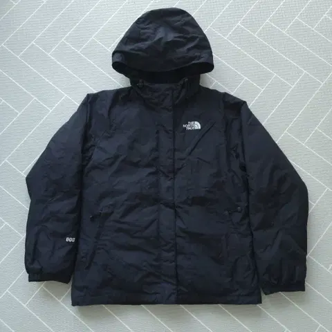 노스페이스 600필 패딩 자켓 블랙 95