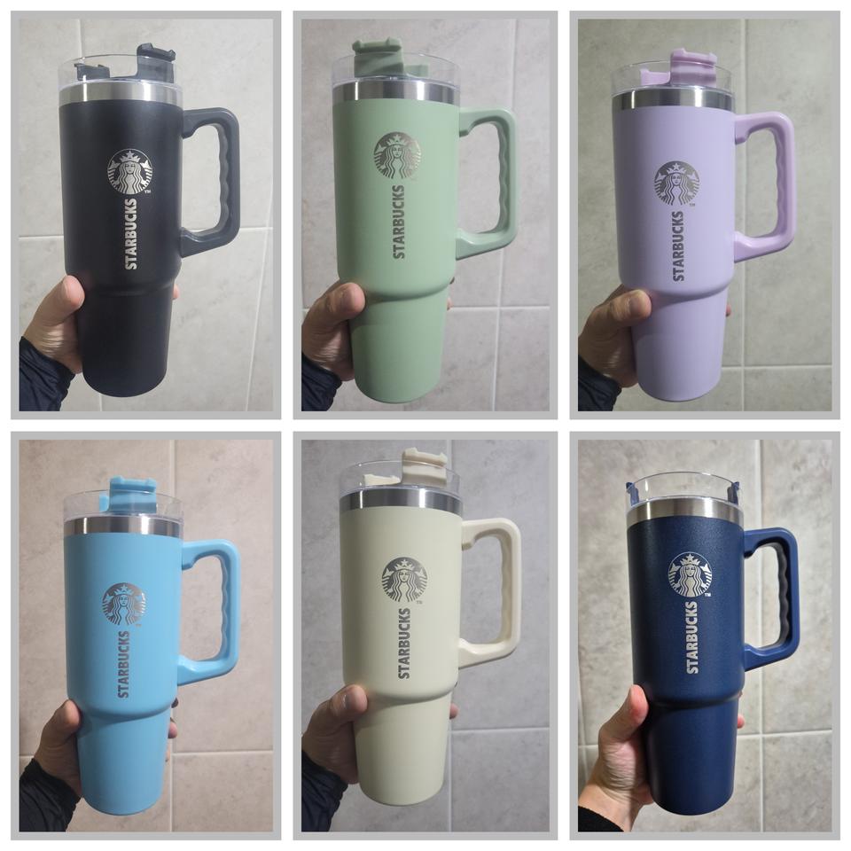 스타벅스 핸들 텀블러 대용량 몬스터 900ml새상품