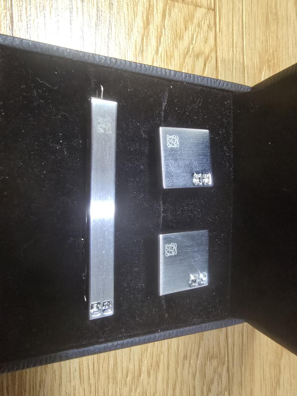 루이까또즈 넥타이핀,커프스 세트