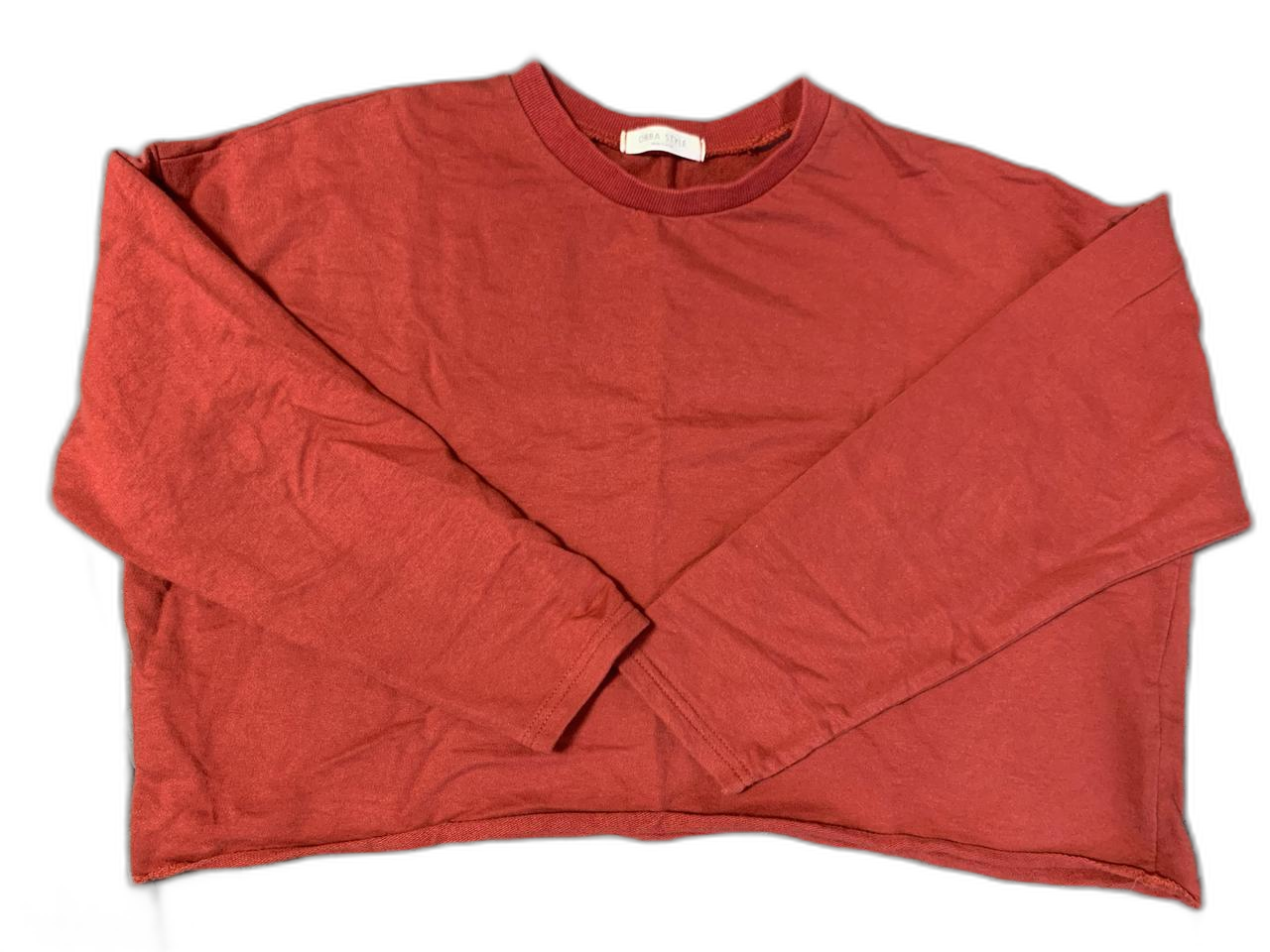 새상품) 크롭티 긴팔티