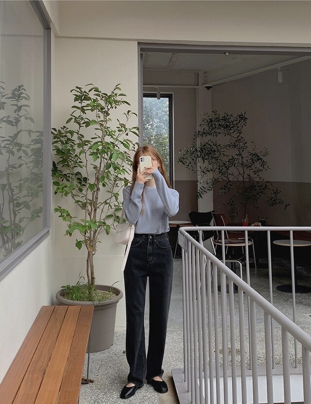 프롬헤드투토 유스 에코 데님 xs롱 (흑청)