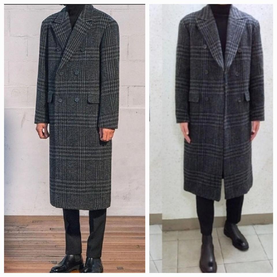 남여공용 상단 패딩 울롱코트 울75%