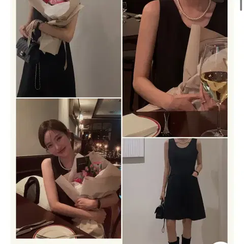 달트 블랙 원피스 M