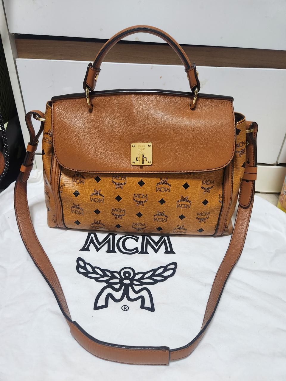 mcm비세토스정품숄더백