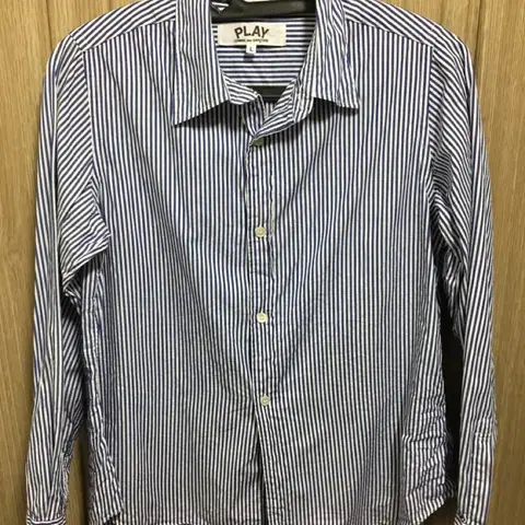 꼼데가르송 셔츠 스트라이프 여성 L