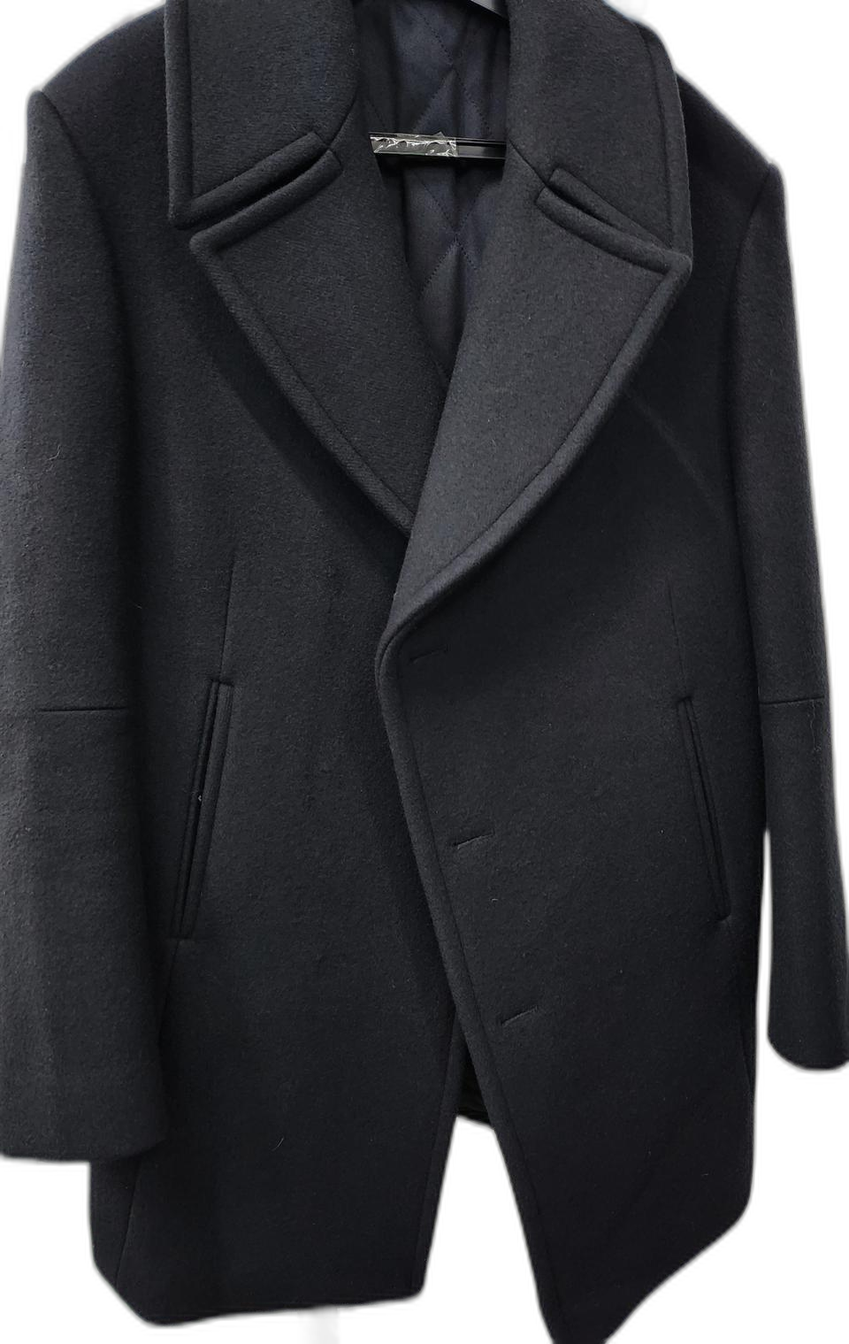 타임 남자 사이즈105  모100 블랙코트