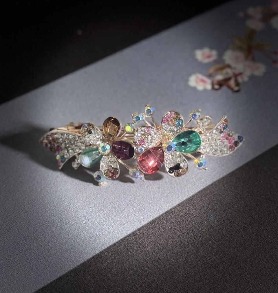 7종큐빅 머리핀  중형 1+1