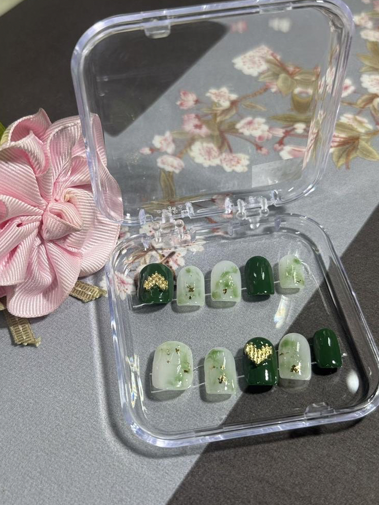 수제네일팁 네일아트 손톱 S호 1+1세트