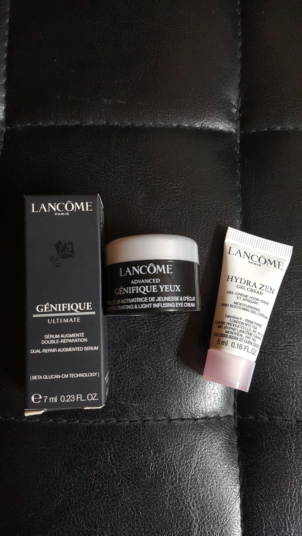 미개봉 새제품) 랑콤 세럼 아이크림 수딩젤크림 3개+랑콤파우치1개