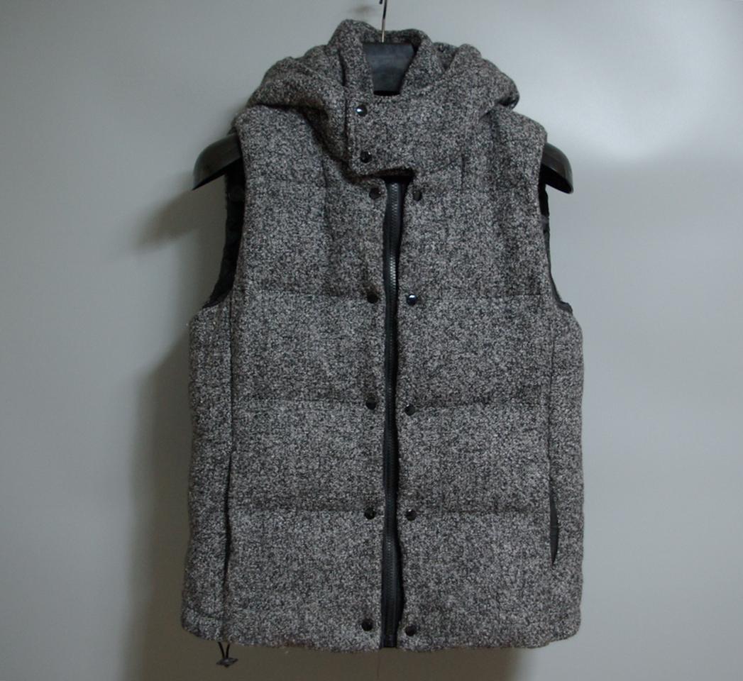 빠니깔레 모직+패딩 후드베스트 95