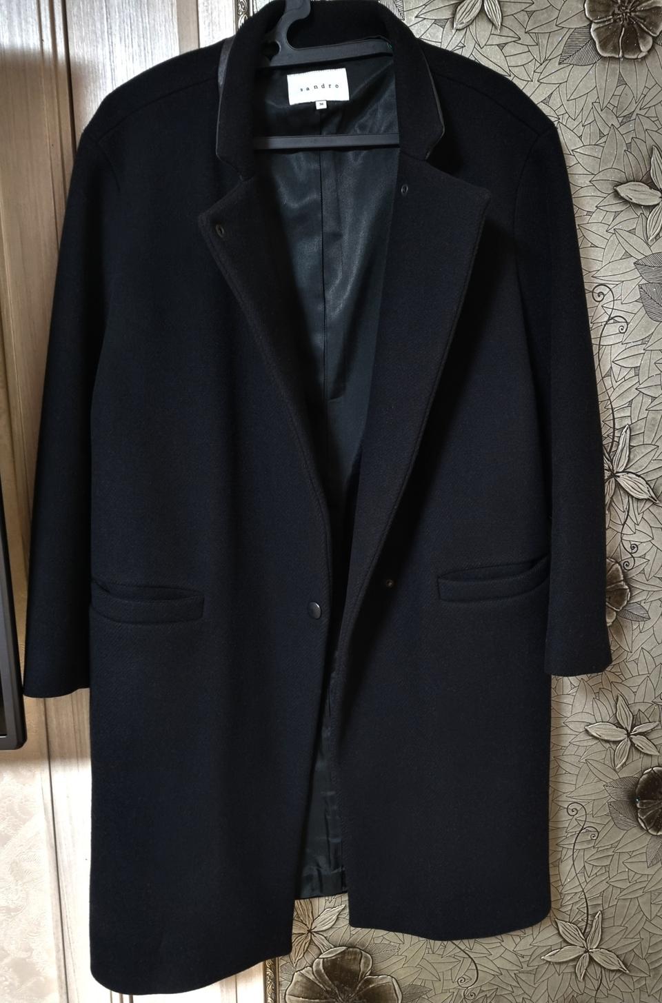 산드로 모직코트 36