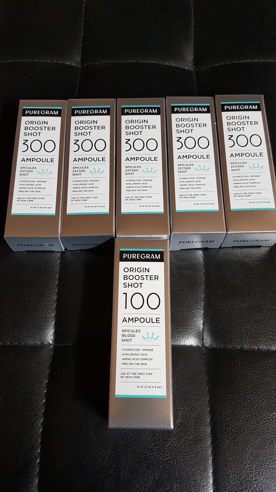 미개봉 새제품) 오리진 부스터샷 100 300 6박스 모두
