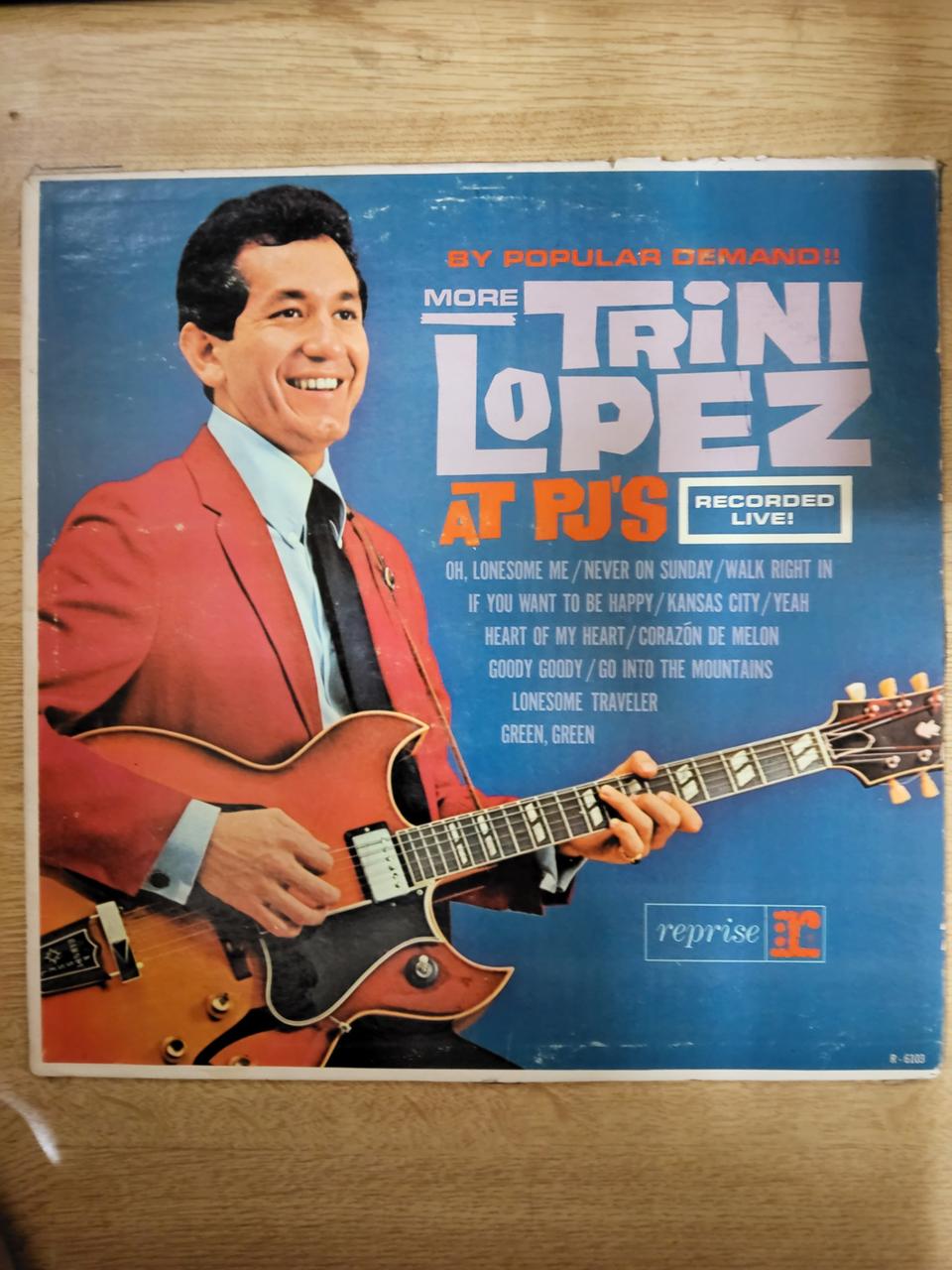 TRINI LOPEZ 음반 (LP 턴테이블 오디오 앰프