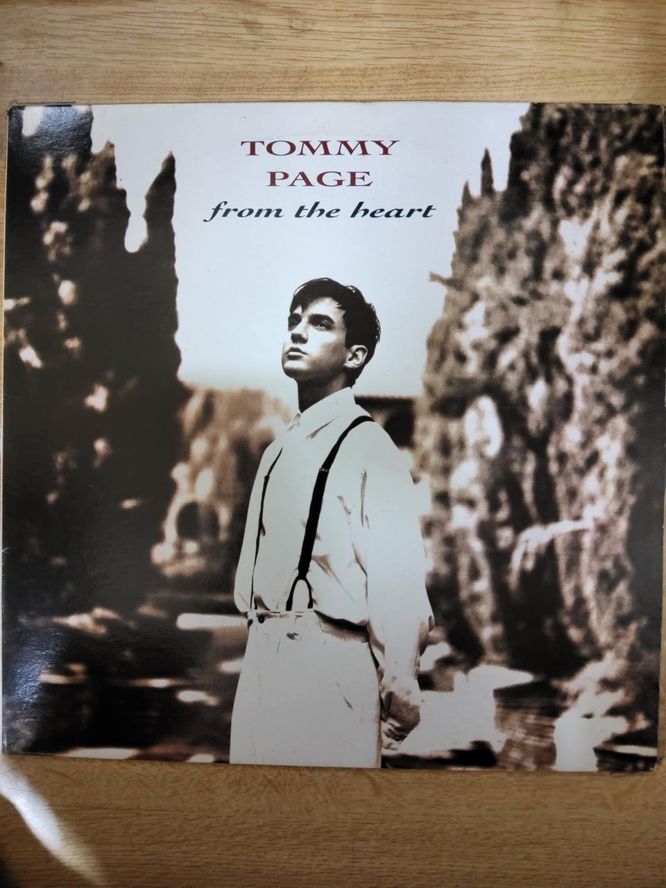 TOMMY PAGE 음반 (LP 턴테이블 오디오 앰프