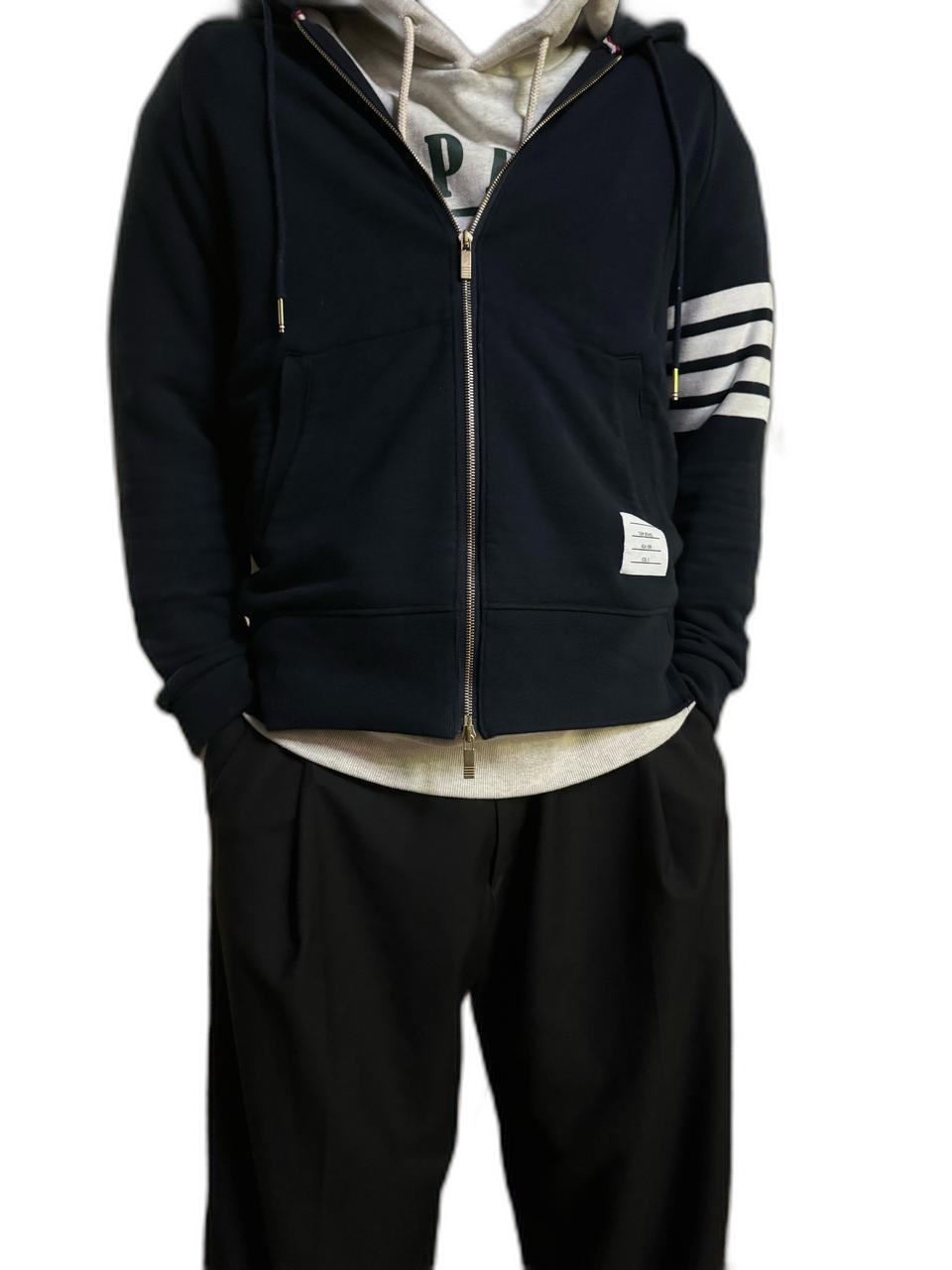 톰브라운 후드집업