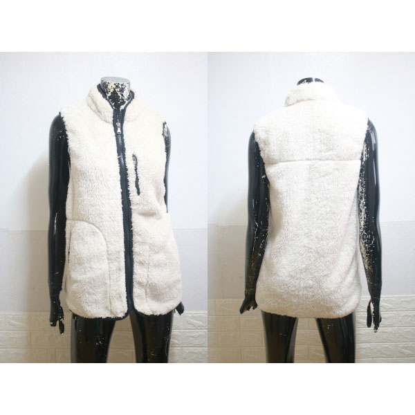 (90) 헨리 코튼 베이지 뽀송 여성 조끼 (사이즈 90 S) 