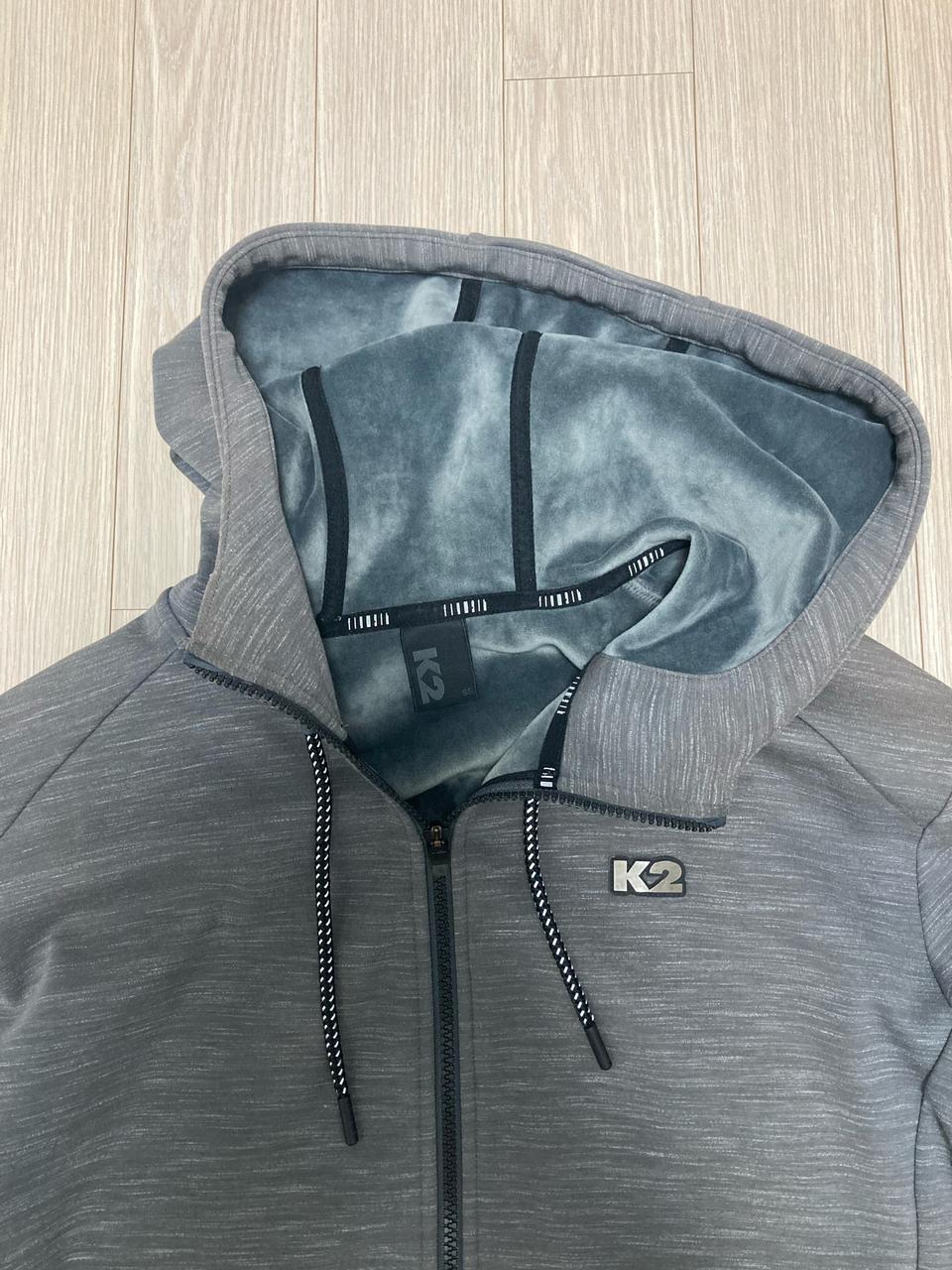 K2 기모 후드집업