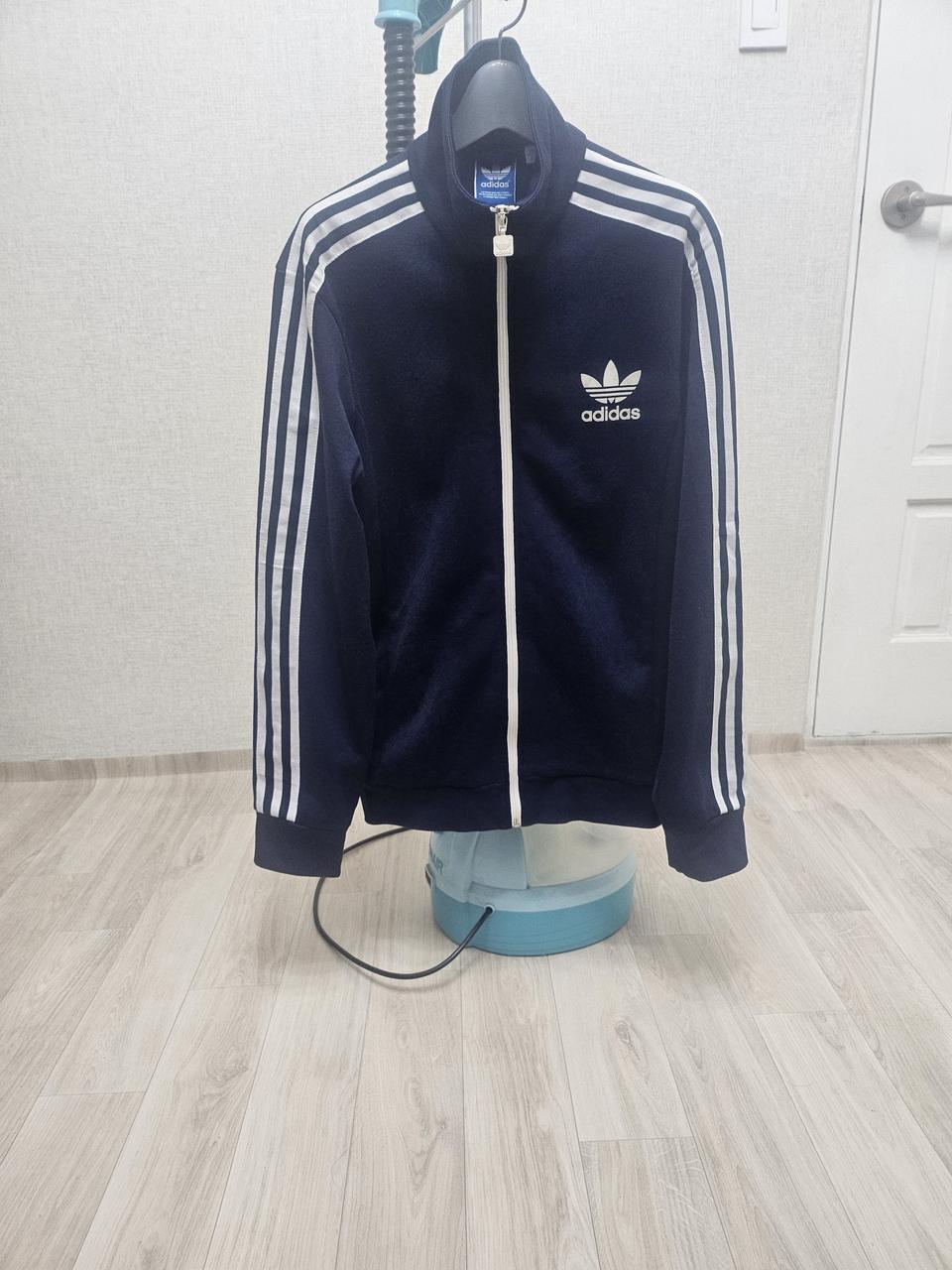 (100) 아디다스 오리지널 유로파 [네이비] 트랙탑져지