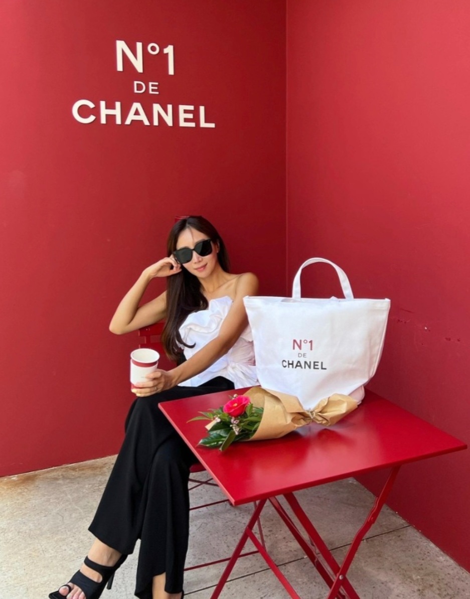 까멜리아 동백꽃N1  정품 옥스퍼드소재 고급 에코백