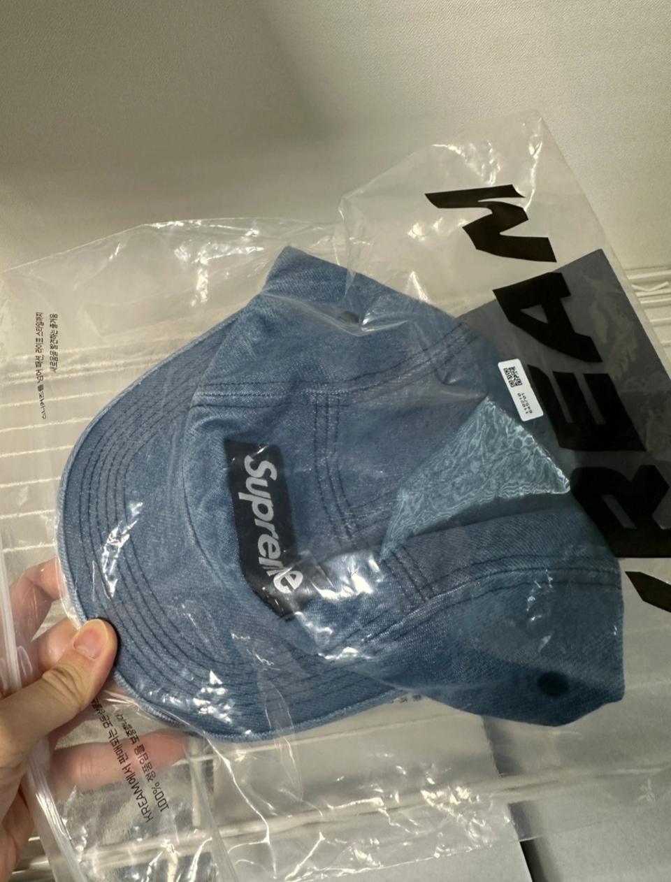 슈프림 트윌 캠프 데님 볼캡 23fw
