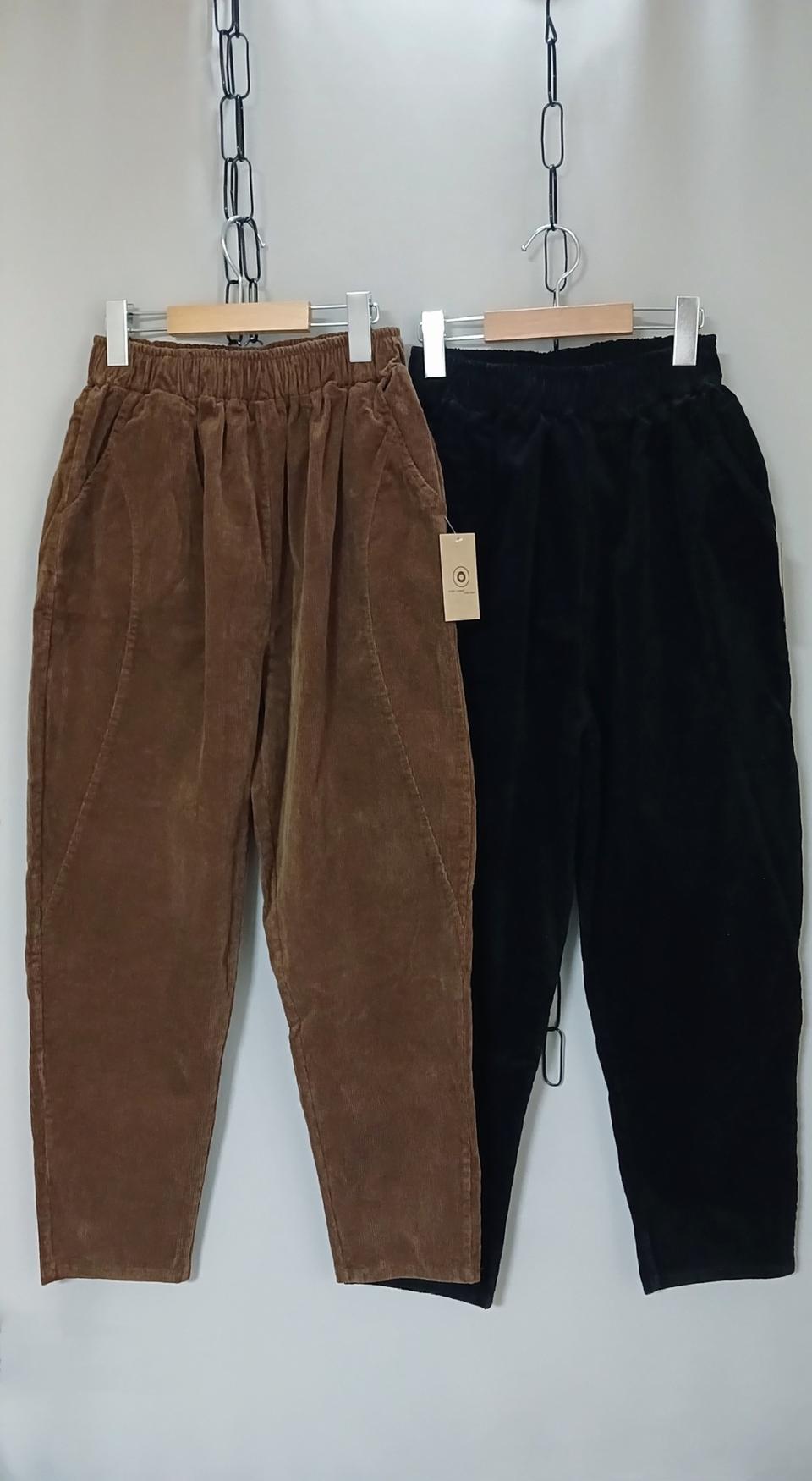 ❤핏이쁜 골덴반배기바지