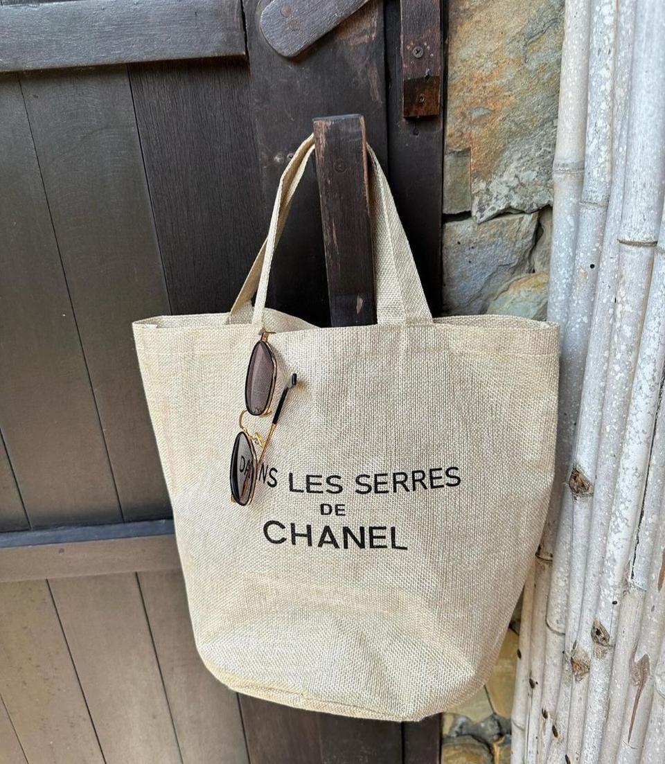 방수처리 에코린넨 동백꽃전시회 샤 넬 에코백 새상품