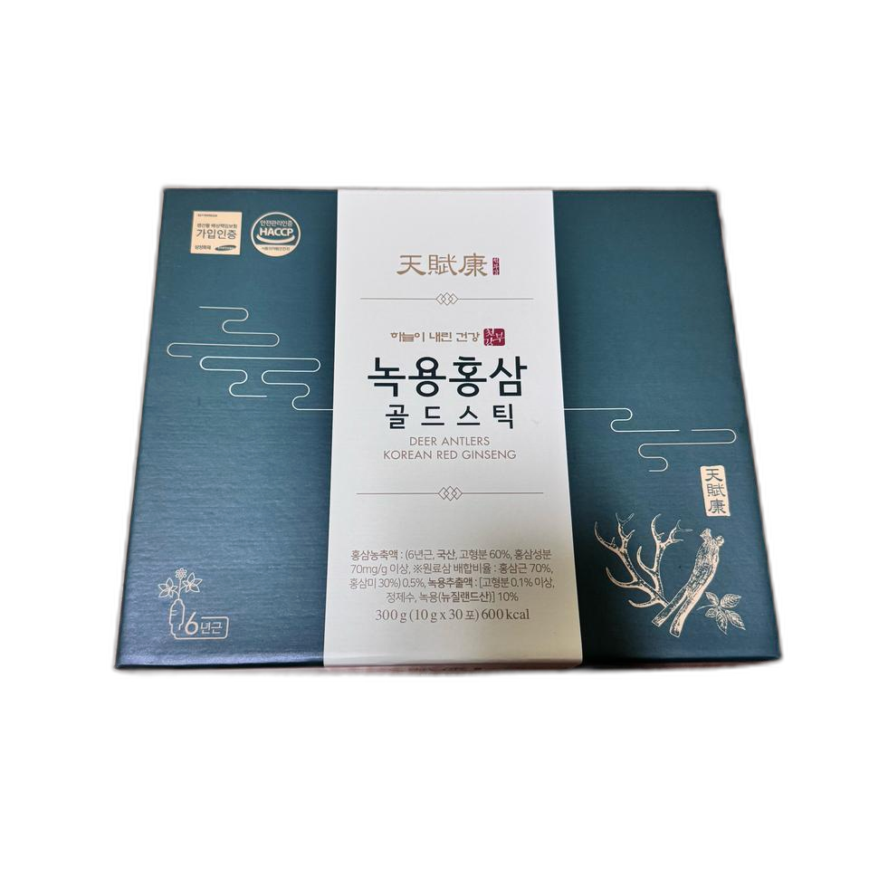 미개봉 새) 천부강 녹용홍삼 골드스틱