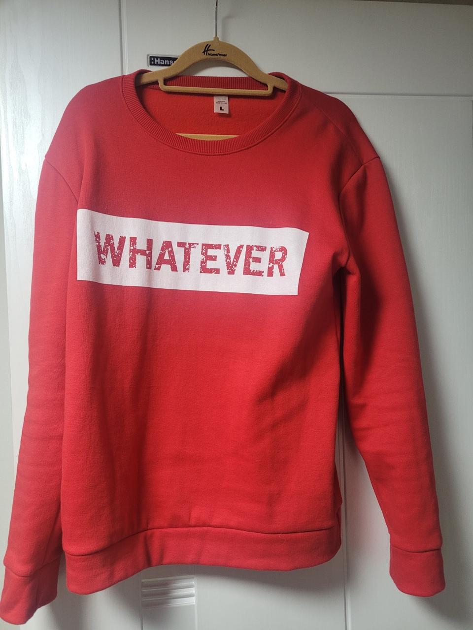 레드 맨투맨 티셔츠 남녀공용 급처팜