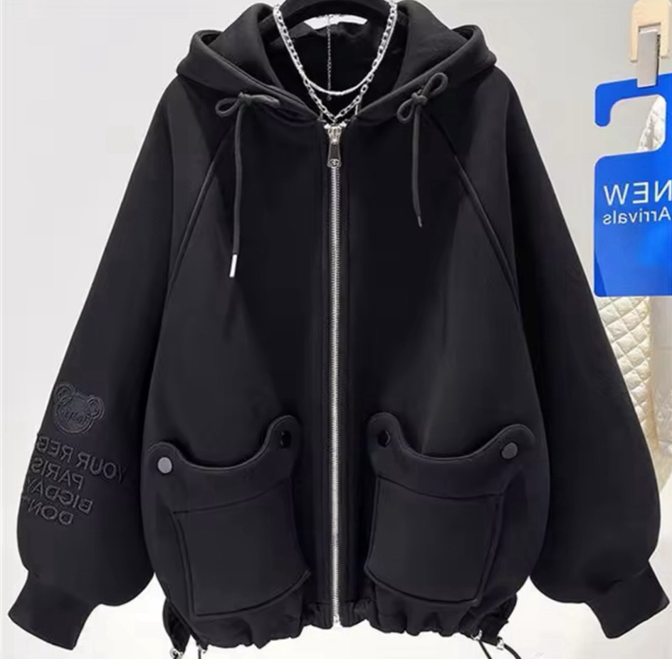 곰돌이 임베어 후드집업 (연예인 착장)