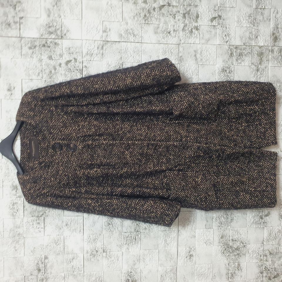 쁘렝땅 9부소매 트위드 코트