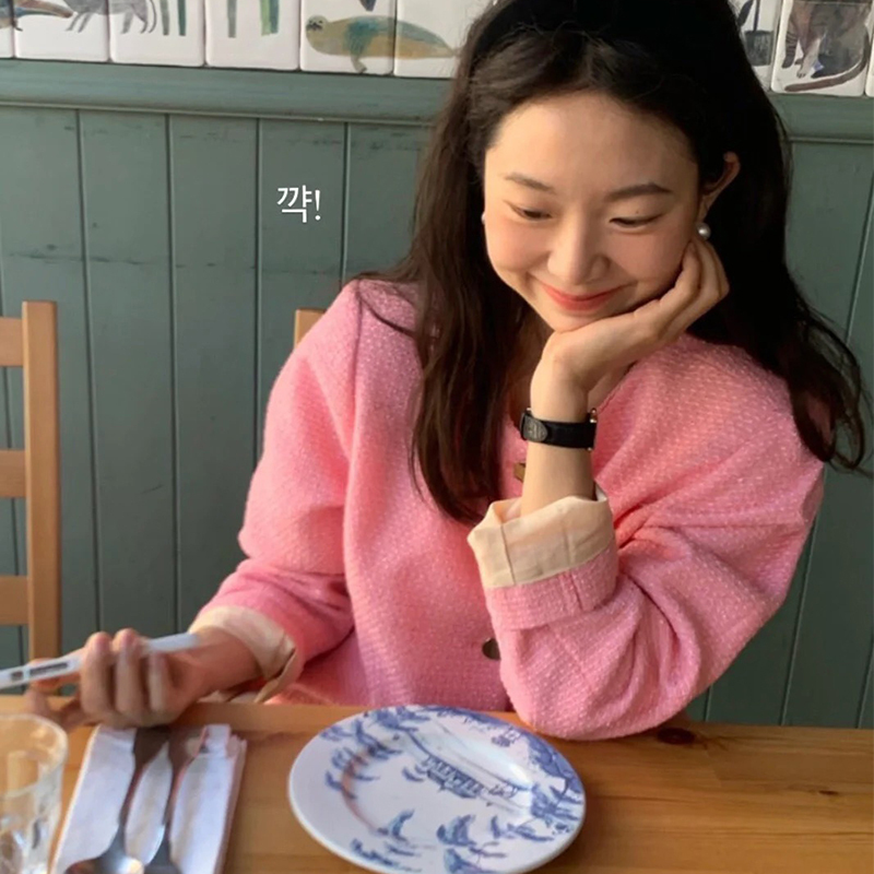 새상품급 오버듀플레어 트위드