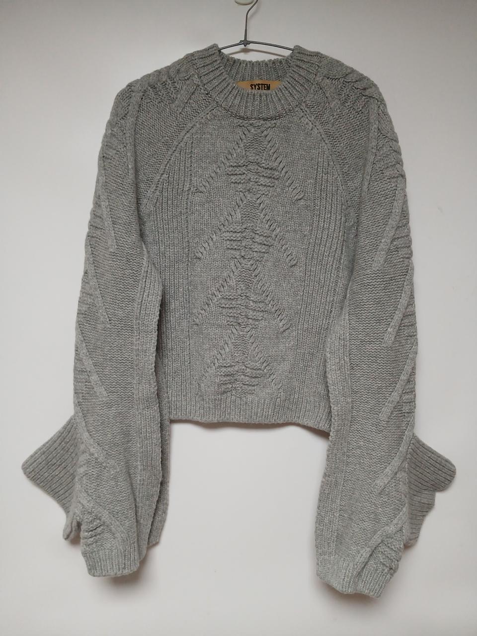 미사용 한섬 시스템 니트