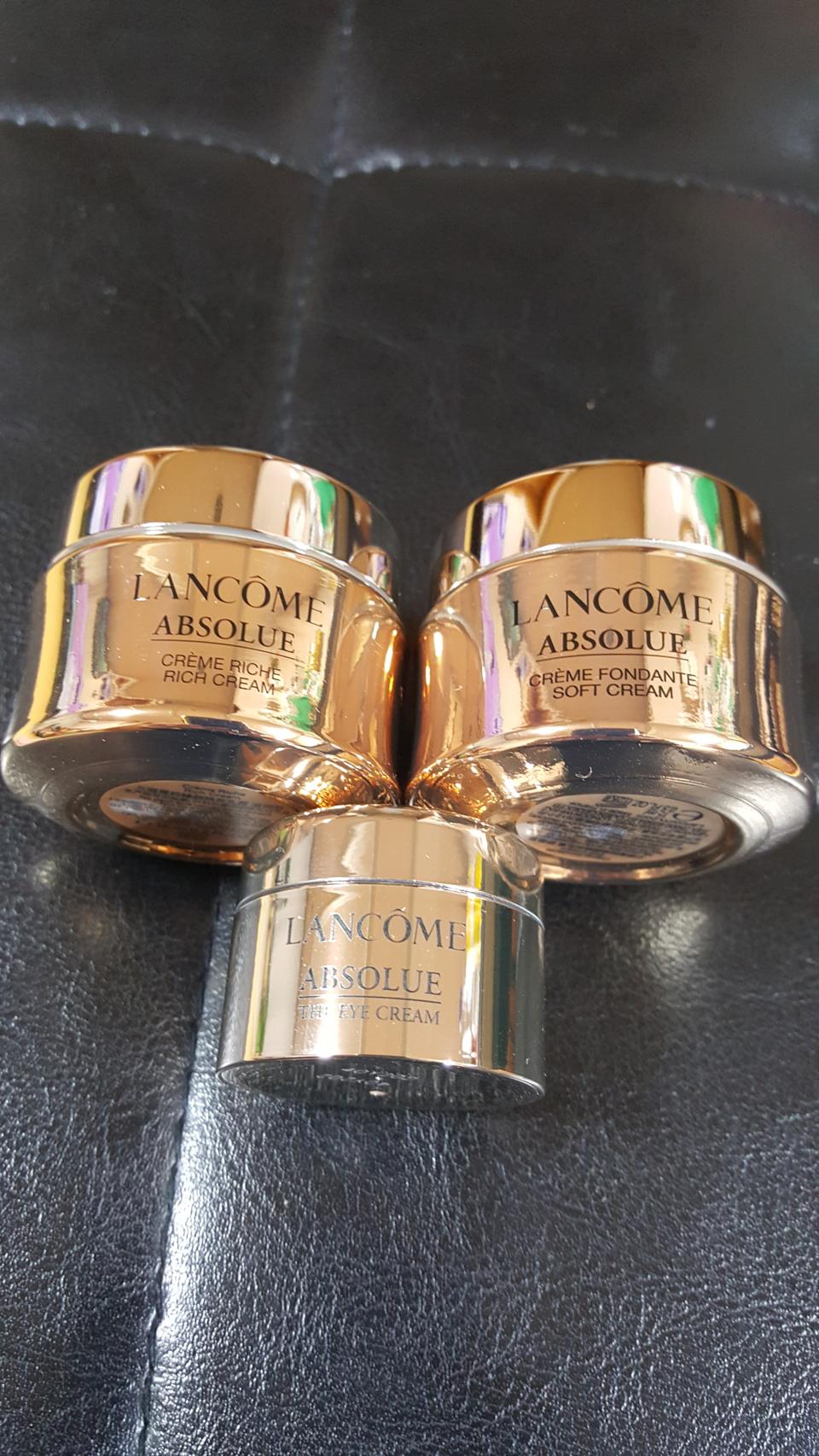 미개봉 새제품 ) 랑콤 압솔뤼 리치크림 소프트크림 아이크림 +랑콤파우치