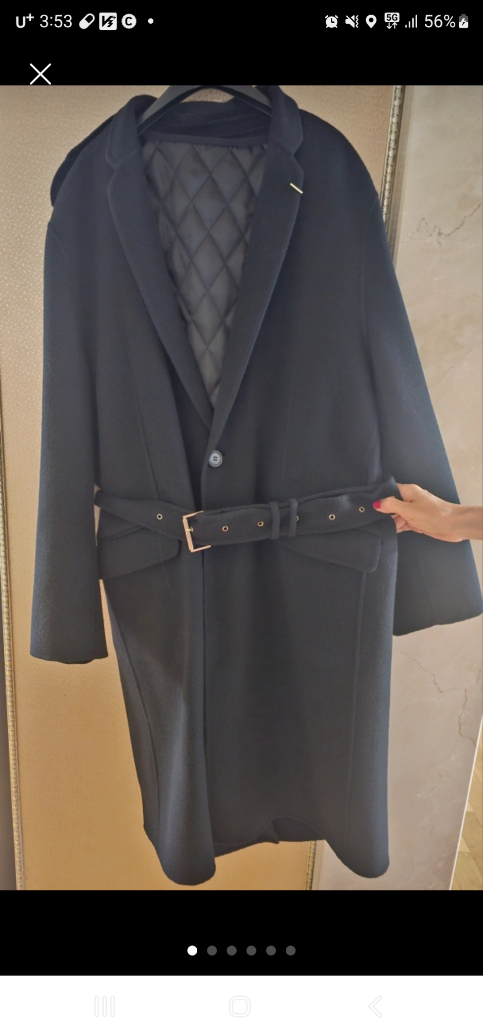 송지오옴므 코트(새상품/파격가)