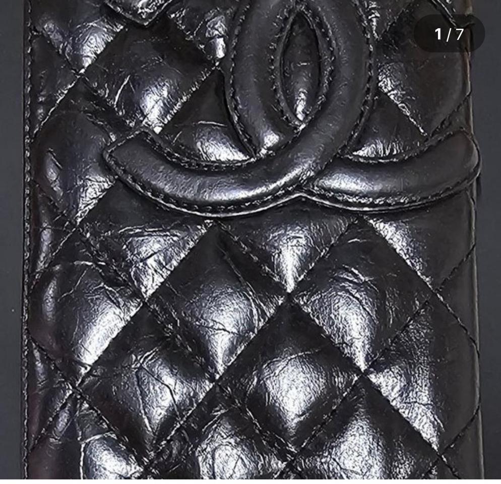 샤넬블랙깜봉장지갑